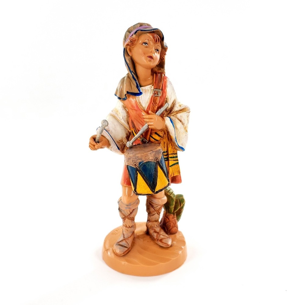 Vintage 1989 Fontanini Little Drummer Boy 5" Figure Simonetta